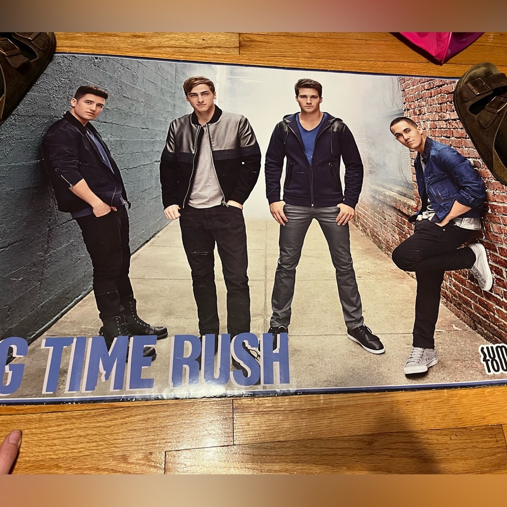 2011 and 2013 big time rush posters